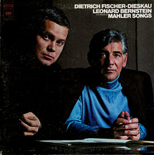 Load image into Gallery viewer, Dietrich Fischer-Dieskau / Leonard Bernstein : Mahler Songs (LP, Album)