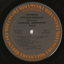 Load image into Gallery viewer, Dietrich Fischer-Dieskau / Leonard Bernstein : Mahler Songs (LP, Album)