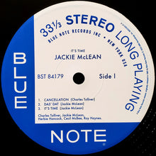Load image into Gallery viewer, Jackie McLean : It's Time! (LP, Album, RE, 180)
