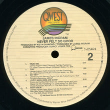 Load image into Gallery viewer, James Ingram : Never Felt So Good (LP, Album, Spe)