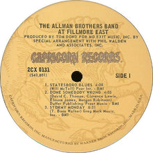 Charger l'image dans la galerie, The Allman Brothers Band : The Allman Brothers Band At Fillmore East (2xLP, Album, RE, Ter)