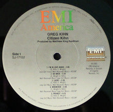 Laden Sie das Bild in den Galerie-Viewer, Greg Kihn : Citizen Kihn (LP, Album, Jac)
