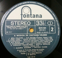 Load image into Gallery viewer, Various : A Música De Caetano Veloso (LP, Comp)