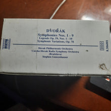 Charger l'image dans la galerie, Antonín Dvořák, Slovak Philharmonic Orchestra, Slovak Radio Symphony Orchestra, Stephen Gunzenhauser : Symphonies Nos. 1 - 9 / Legends Op. 59, Nos. 1 - 10 / Symphonic Variations, Op. 78 (6xCD + Box)