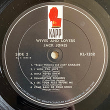Laden Sie das Bild in den Galerie-Viewer, Jack Jones : Wives And Lovers (LP, Album, Mono)