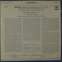 Load image into Gallery viewer, Mozart* : Rafael Druian, Abraham Skernick - Judith Raskin ; George Szell Conducting Members Of The Cleveland Orchestra* : Sinfonia Concertante For Violin, Viola And Orchestra; Exsultate, Jubilate (LP)