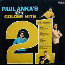 Load image into Gallery viewer, Paul Anka : Paul Anka's 21 Golden Hits (LP, Comp, RE)