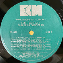 Load image into Gallery viewer, Keith Jarrett : Sun Bear Concerts Piano Solo Recorded In Japan (LP, Promo, Smplr)