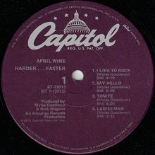 Charger l'image dans la galerie, April Wine : Harder ..... Faster (LP, Win)