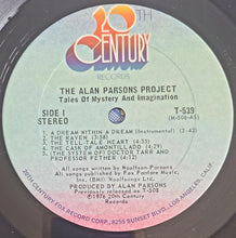 Load image into Gallery viewer, The Alan Parsons Project : Tales Of Mystery And Imagination (LP, Album, RE)