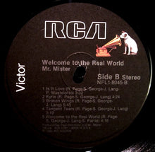 Laden Sie das Bild in den Galerie-Viewer, Mr. Mister : Welcome To The Real World (LP, Album, Bro)