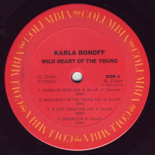 Load image into Gallery viewer, Karla Bonoff : Wild Heart Of The Young (LP, Album, Ter)