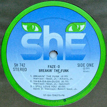 Load image into Gallery viewer, Faze-O : Breakin' The Funk (LP, Album, PR)