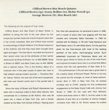 Laden Sie das Bild in den Galerie-Viewer, Clifford Brown And Max Roach : At Basin Street (CD, Album, RE, RM)