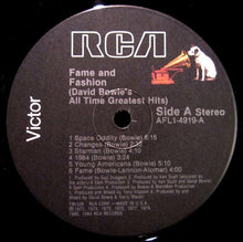 Laden Sie das Bild in den Galerie-Viewer, David Bowie : Fame And Fashion (David Bowie's All Time Greatest Hits) (LP, Comp, RM)