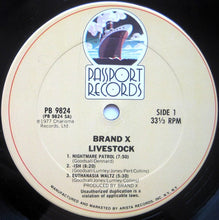 Laden Sie das Bild in den Galerie-Viewer, Brand X (3) : Livestock (LP, Album)