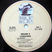 Laden Sie das Bild in den Galerie-Viewer, Brand X (3) : Livestock (LP, Album)