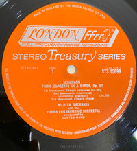 Load image into Gallery viewer, Schumann*, Backhaus*, Wand*, The Vienna Philharmonic Orchestra* : Piano Concerto In A Minor Op. 54 - Waldscenen Op.82 (LP, Album, RE)