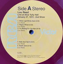 Charger l'image dans la galerie, Lou Reed : Live At Alice Tully Hall (January 27, 1973 - 2nd Show) (2xLP, Album, RSD, Ltd, Bur)