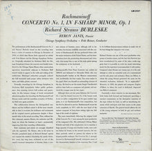Load image into Gallery viewer, Strauss*, Rachmaninoff*, Byron Janis, Fritz Reiner, Chicago Symphony* : Burleske / Concerto No. 1 (LP, Mono, RP, Roc)