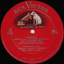 Load image into Gallery viewer, Strauss*, Rachmaninoff*, Byron Janis, Fritz Reiner, Chicago Symphony* : Burleske / Concerto No. 1 (LP, Mono, RP, Roc)
