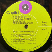 Load image into Gallery viewer, Buck Owens And His Buckaroos : Bridge Over Troubled Water (LP, Album, Los)