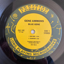 Laden Sie das Bild in den Galerie-Viewer, Gene Ammons : Blue Gene (LP, Album, RE)
