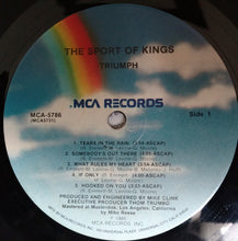 Load image into Gallery viewer, Triumph (2) : The Sport Of Kings (LP, Album, Pin)