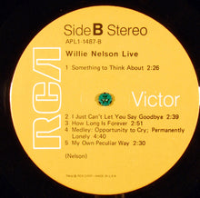 Load image into Gallery viewer, Willie Nelson : Willie Nelson Live (LP, Comp)