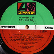 Load image into Gallery viewer, The J. Geils Band : The Morning After (LP, Album)