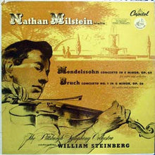 Laden Sie das Bild in den Galerie-Viewer, Mendelssohn* - Bruch* - Nathan Milstein, The Pittsburgh Symphony Orchestra*, William Steinberg : Concerto In E Minor Op. 64 / Concerto No.1 In G Minor, Op. 26 (LP, Mono)