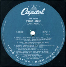 Load image into Gallery viewer, Louis Prima And Keely Smith* With Sam Butera And The Witnesses : Las Vegas Prima Style (LP, Album, Mono)