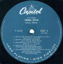Load image into Gallery viewer, Louis Prima And Keely Smith* With Sam Butera And The Witnesses : Las Vegas Prima Style (LP, Album, Mono)
