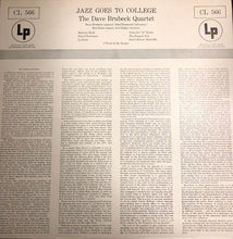 Load image into Gallery viewer, The Dave Brubeck Quartet : Jazz Goes To College (LP, Album, Bri)