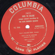 Load image into Gallery viewer, The Dave Brubeck Quartet : Jazz Goes To College (LP, Album, Bri)