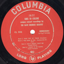 Load image into Gallery viewer, The Dave Brubeck Quartet : Jazz Goes To College (LP, Album, Bri)