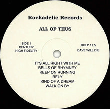 Laden Sie das Bild in den Galerie-Viewer, Thus (4) : All Of Thus (LP, RE)