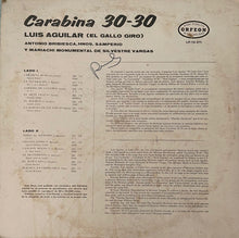 Load image into Gallery viewer, Luis Aguilar : Carabina 30-30 (LP, Album)