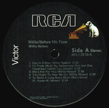 Load image into Gallery viewer, Willie Nelson : Willie - Before His Time (LP, Album, Comp, Ind)