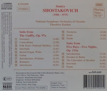 Load image into Gallery viewer, Shostakovich*, National Symphony Orchestra Of Ukraine, Theodore Kuchar : The Gadfly / Five Days - Five Nights (CD, Album)