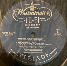 Load image into Gallery viewer, Meyerbeer*, Jean Allain, Orchestre De L'Association Des Concerts Pasdeloup, Académie Chorale De Paris, Renée Doria, Henri Médus, Jeanne Rinella, Simone Couderc, Guy Fouché, Charles Cambon : Les Huguenots (2xLP)