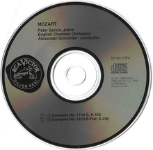 Load image into Gallery viewer, Mozart* - Peter Serkin, English Chamber Orchestra, Alexander Schneider : Piano Concertos No. 17 & 18 (CD, Comp, RE)