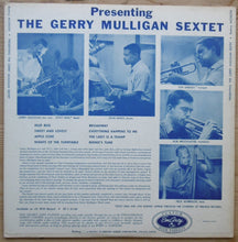 Laden Sie das Bild in den Galerie-Viewer, The Gerry Mulligan Sextet* : Presenting The Gerry Mulligan Sextet (LP, Album, Mono, Blu)