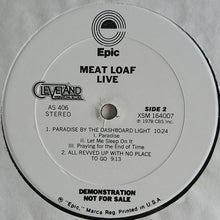 Charger l'image dans la galerie, Meat Loaf : Live (LP, Promo)
