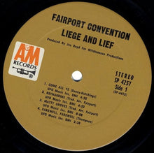 Load image into Gallery viewer, Fairport Convention : Liege & Lief (LP, Album, Pit)