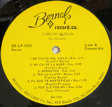 Load image into Gallery viewer, Carlos Guzman : En mexico (LP, Album)