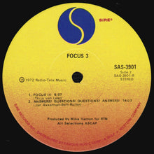 Load image into Gallery viewer, Focus (2) : Focus 3 (2xLP, Album, Scr)