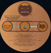 Laden Sie das Bild in den Galerie-Viewer, Todd Rundgren : Back To The Bars (2xLP, Album, Jac)