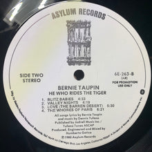 Laden Sie das Bild in den Galerie-Viewer, Bernie Taupin : He Who Rides The Tiger (LP, Album, Promo, All)
