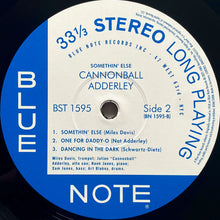 Load image into Gallery viewer, Cannonball Adderley : Somethin' Else (LP, Album, RE, 180)
